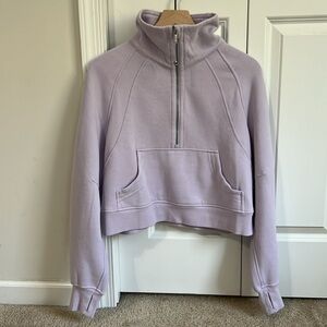 Scuba Oversized Funnel Neck Half Zip